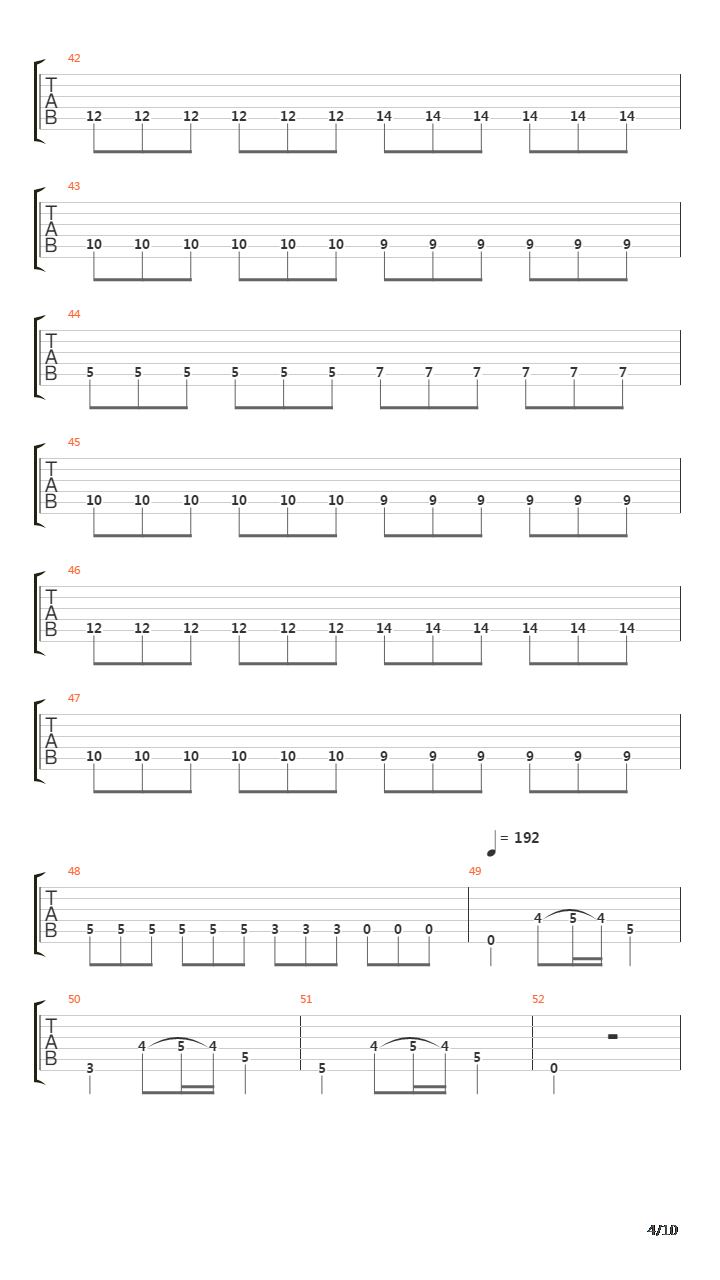 The Northern Silence吉他谱