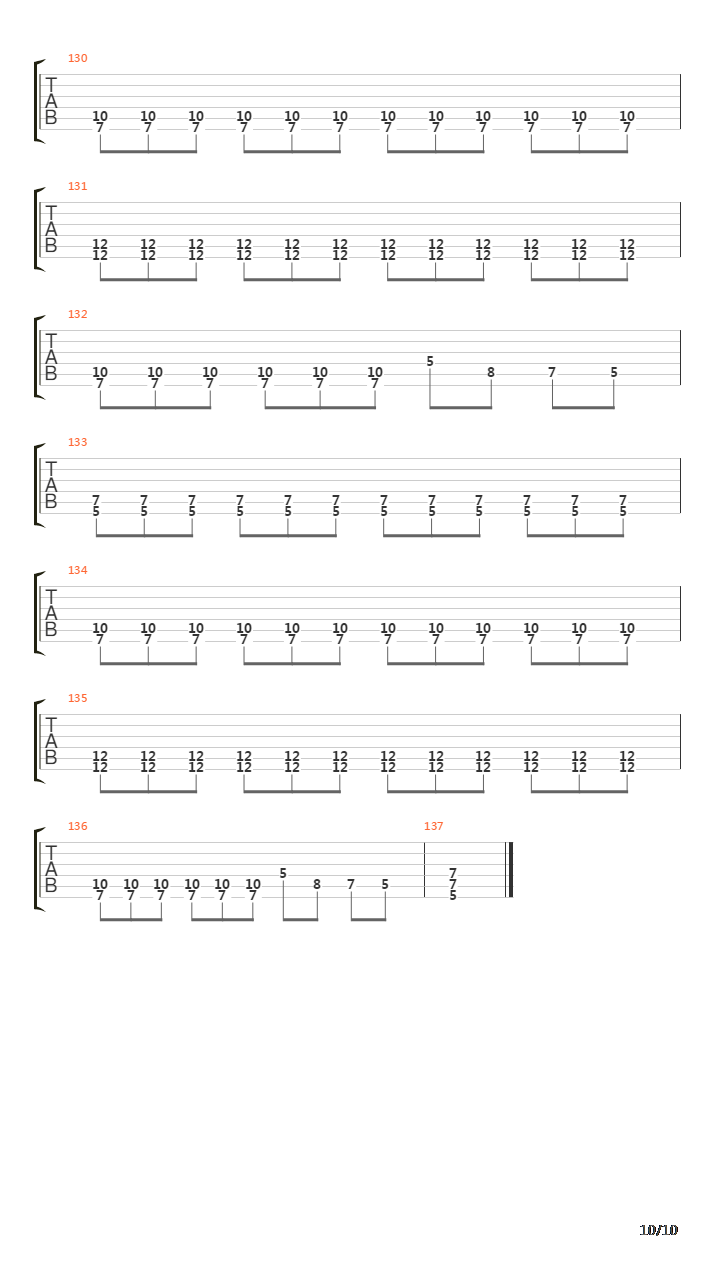 The Northern Silence吉他谱