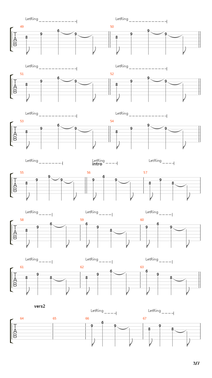 400 Slag吉他谱