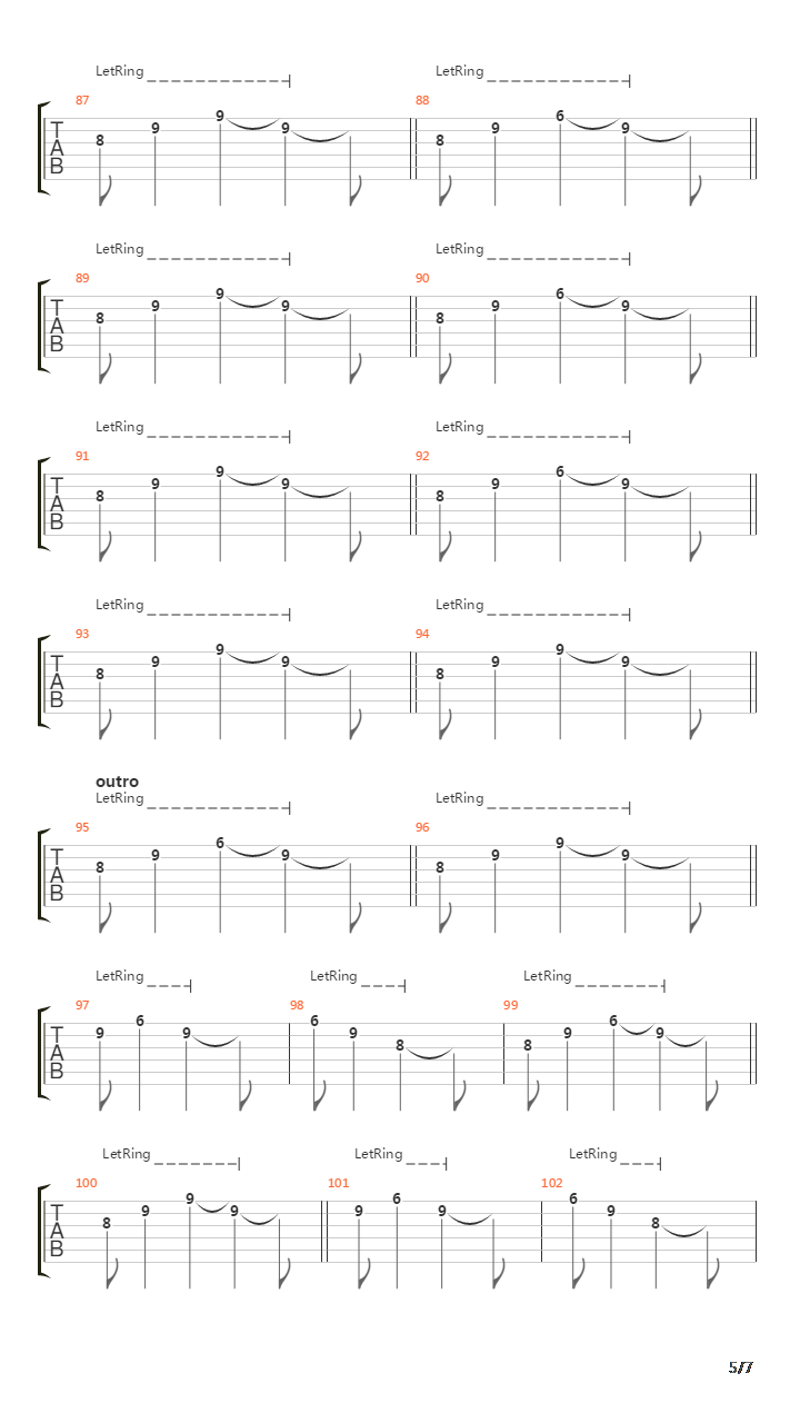 400 Slag吉他谱