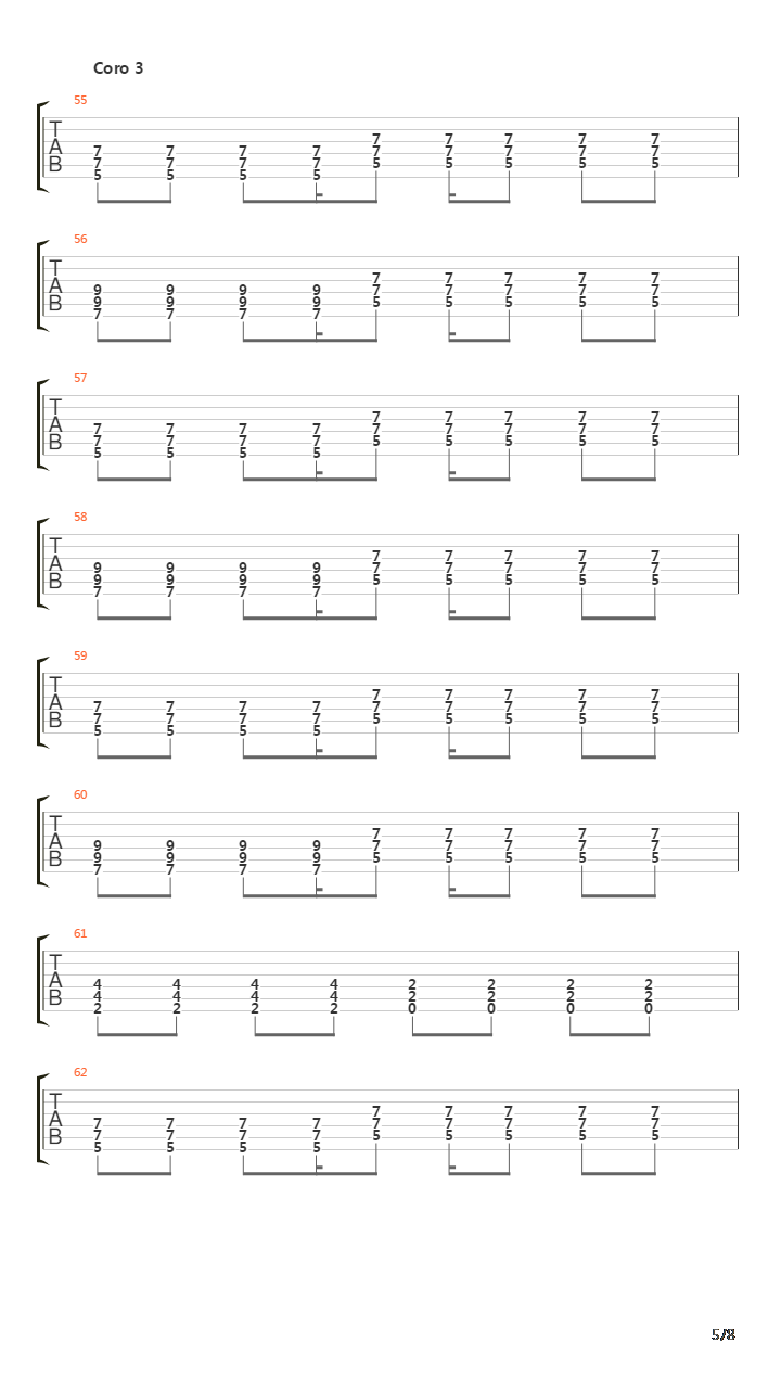 Dda Dagar吉他谱