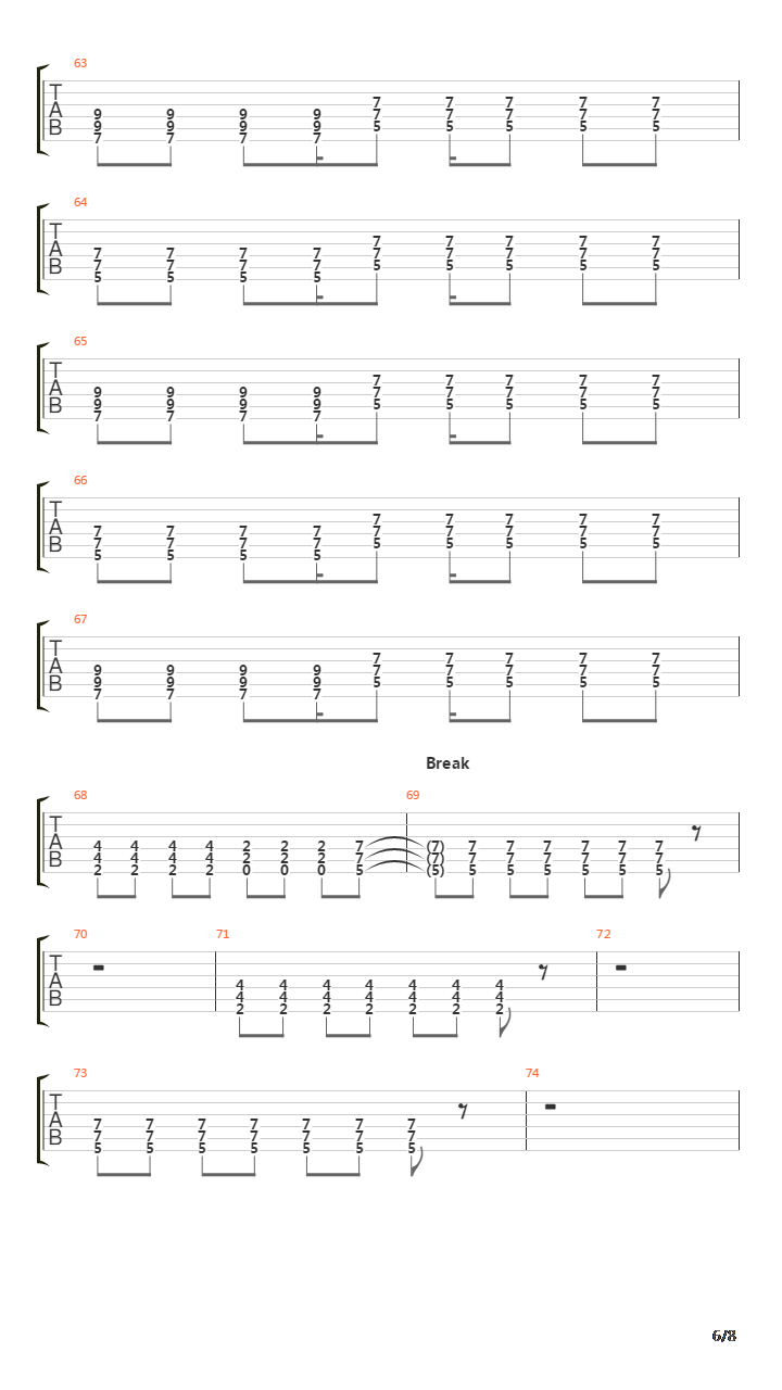 Dda Dagar吉他谱