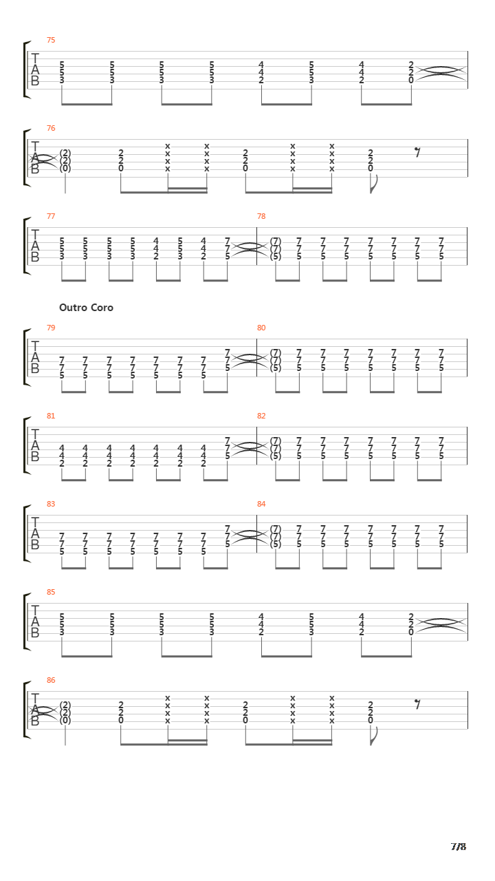 Dda Dagar吉他谱