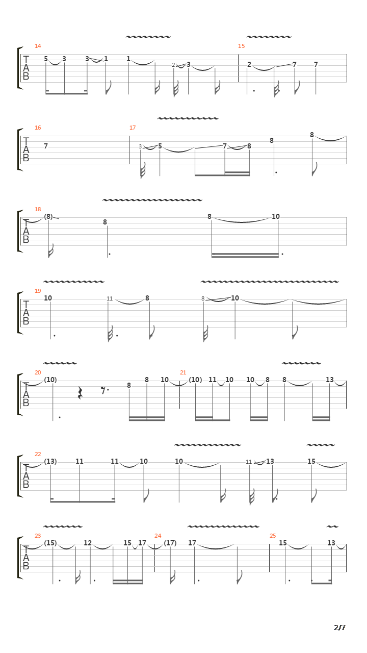 A Clairvoyance吉他谱