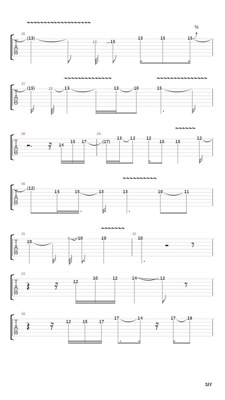 A Clairvoyance吉他谱