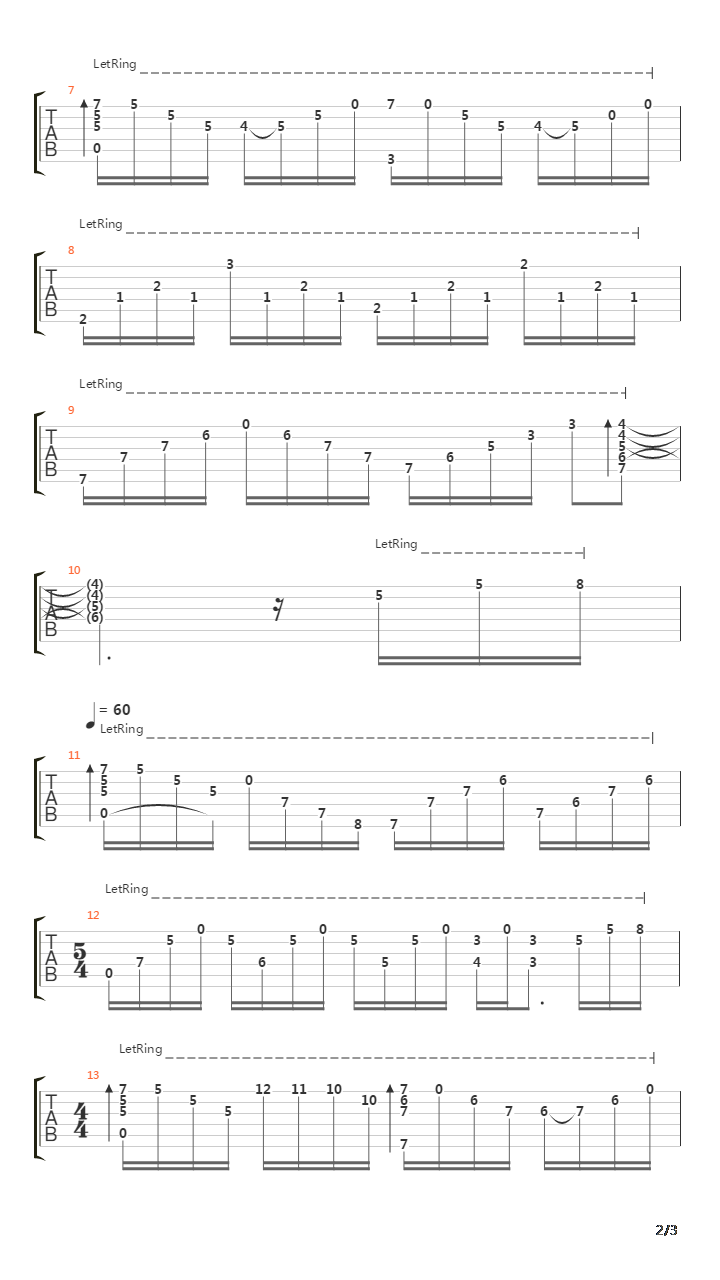 Choro De Crianca吉他谱