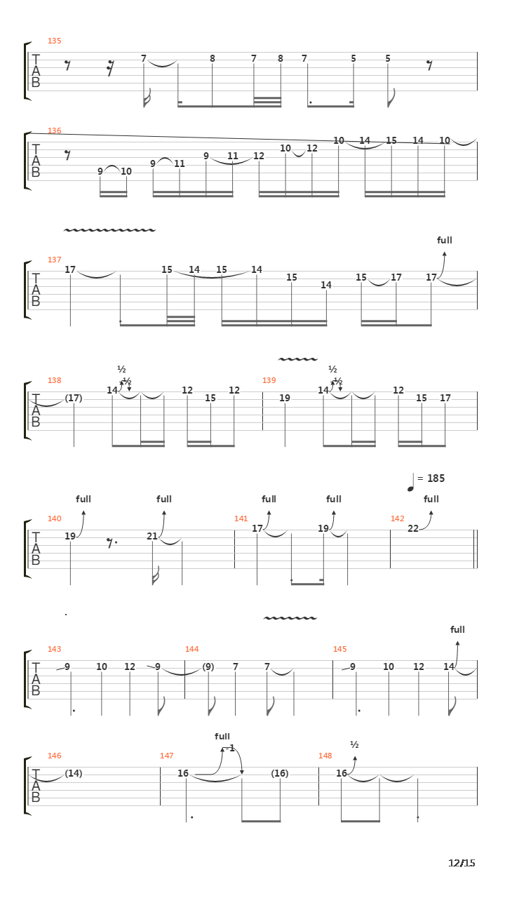 Escaping吉他谱