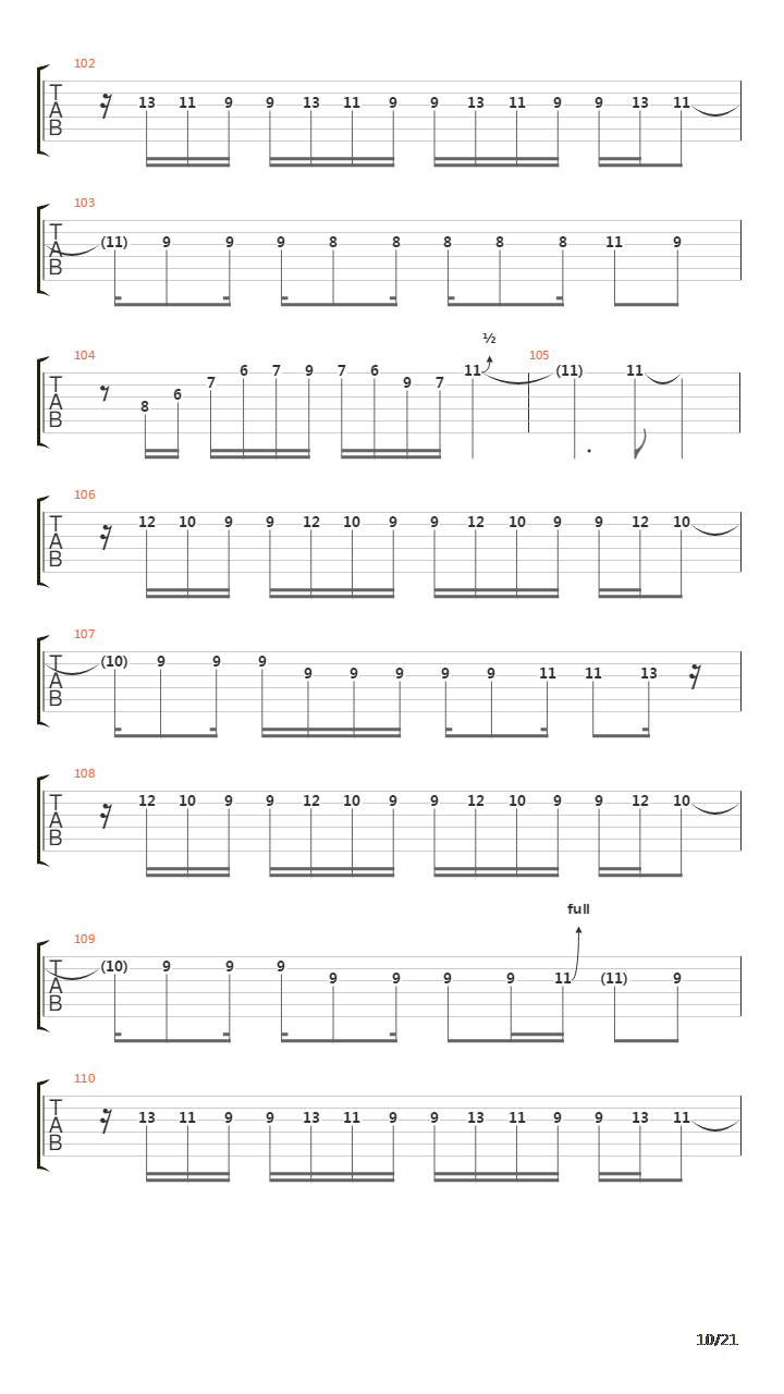 Pau De Arara吉他谱