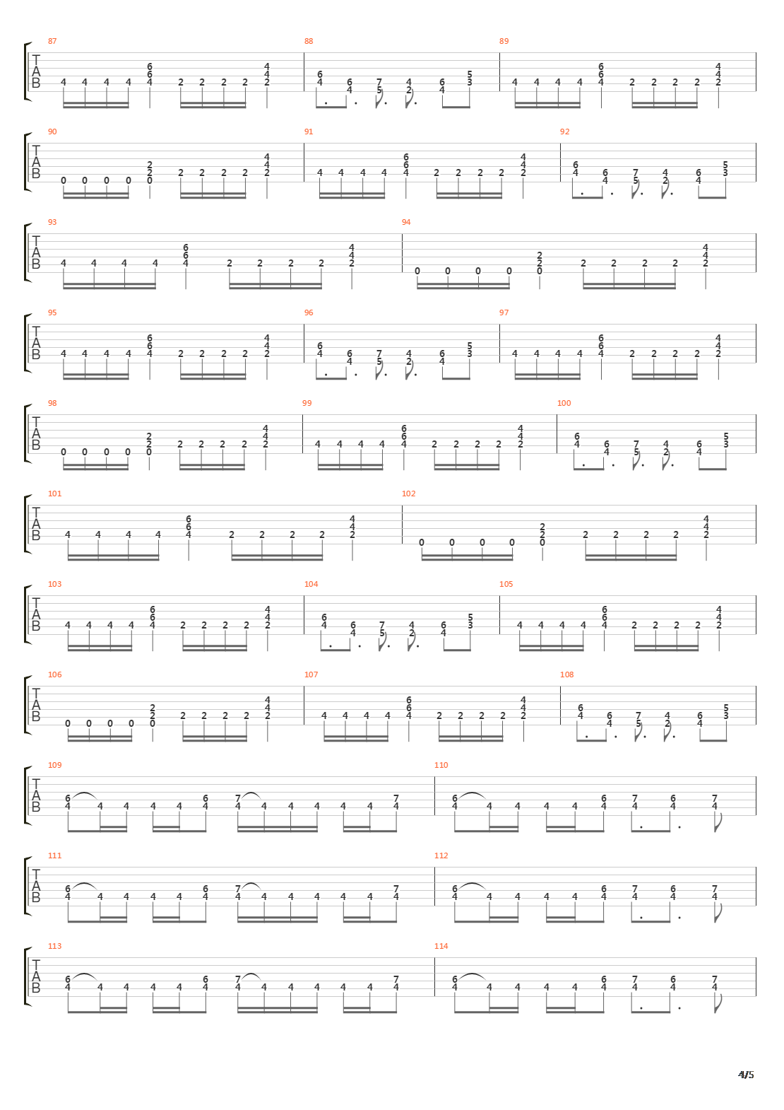 1984吉他谱