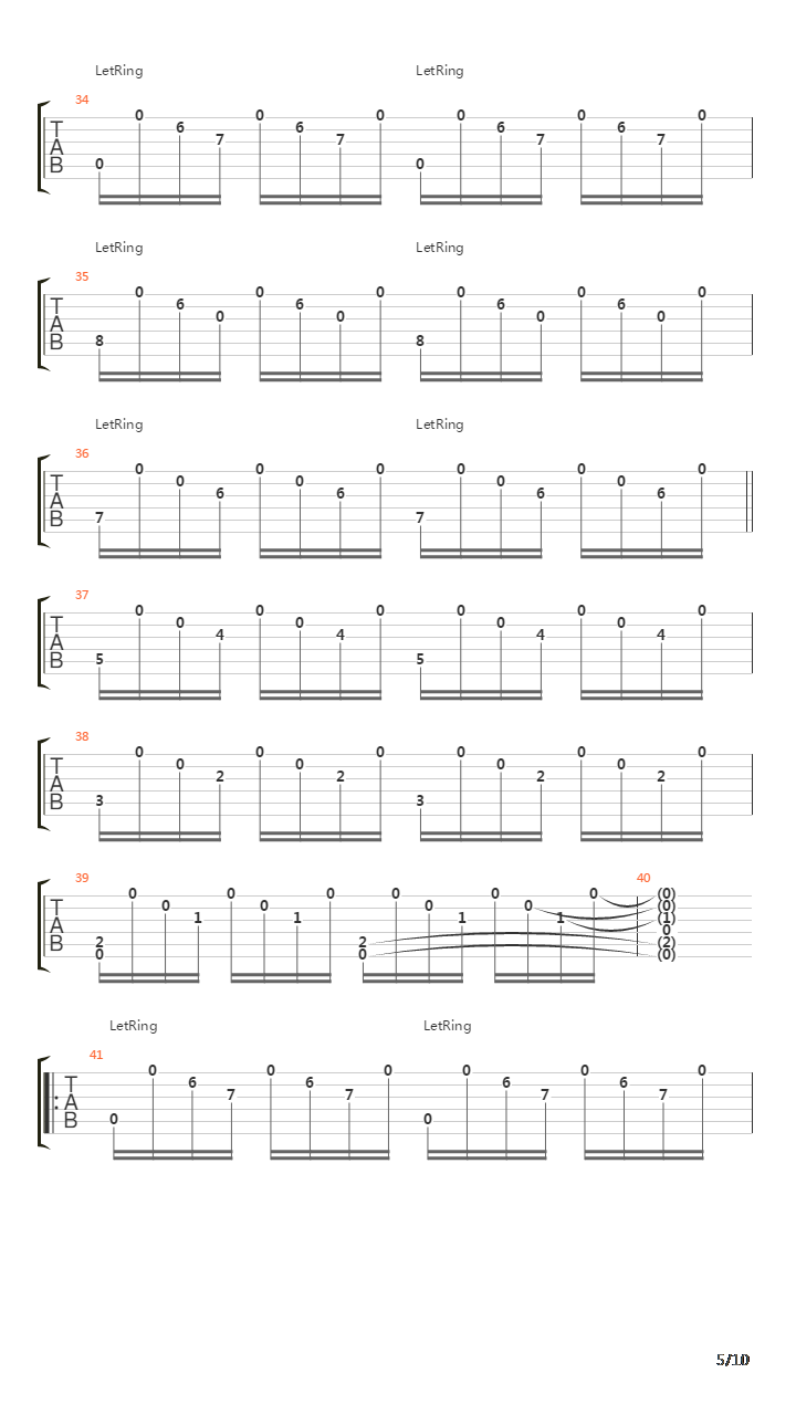 Dlire De Mort吉他谱