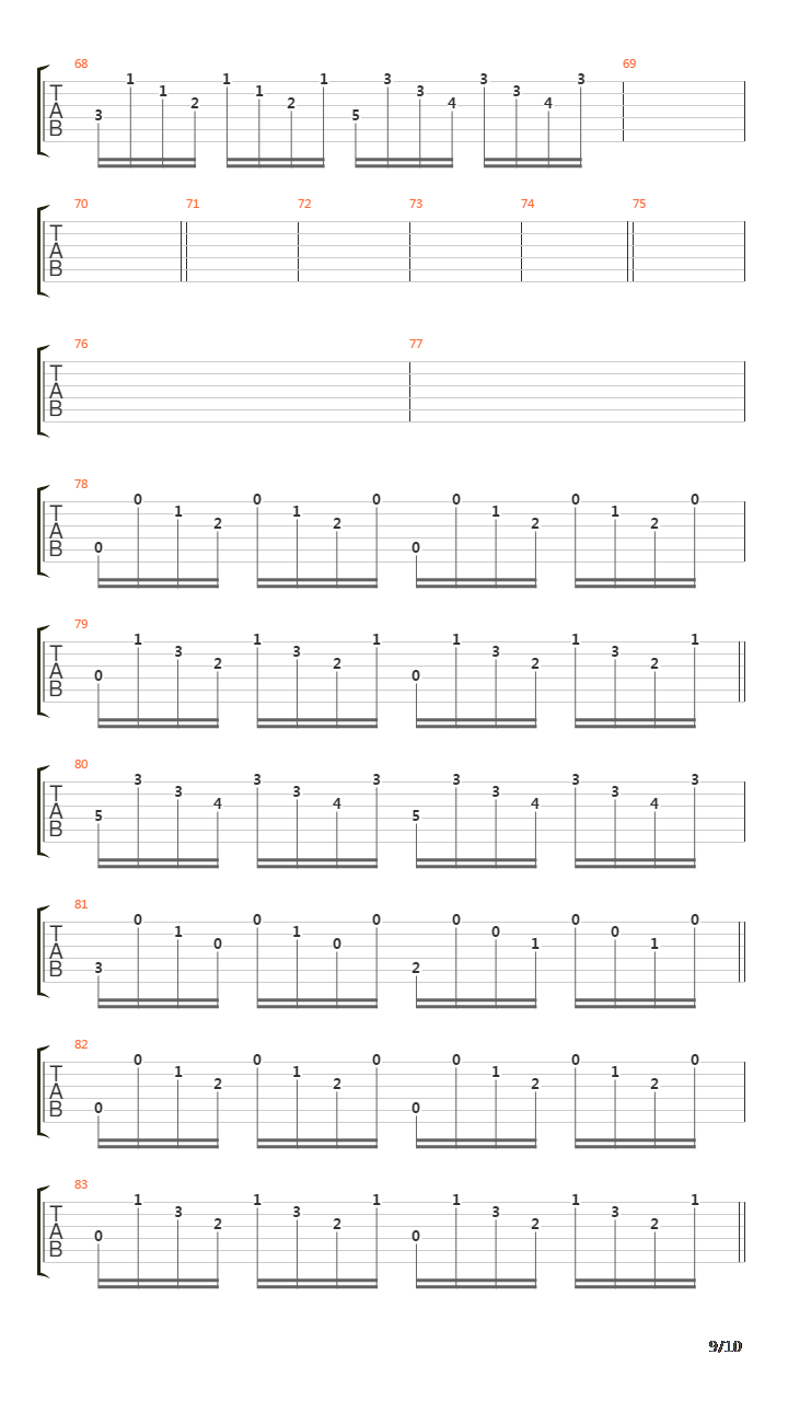 Dlire De Mort吉他谱