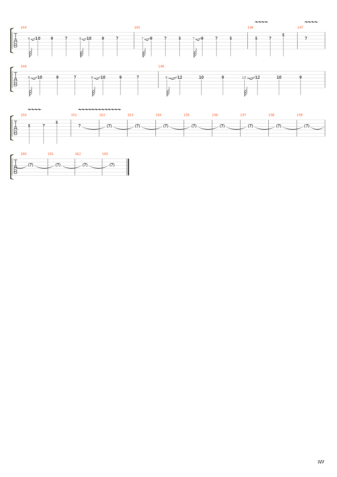 Bid Farewell吉他谱