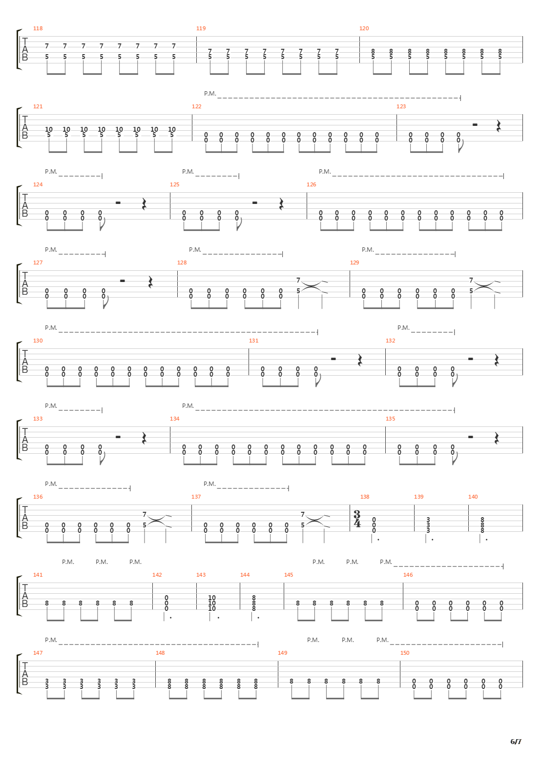 Daylight Dies吉他谱