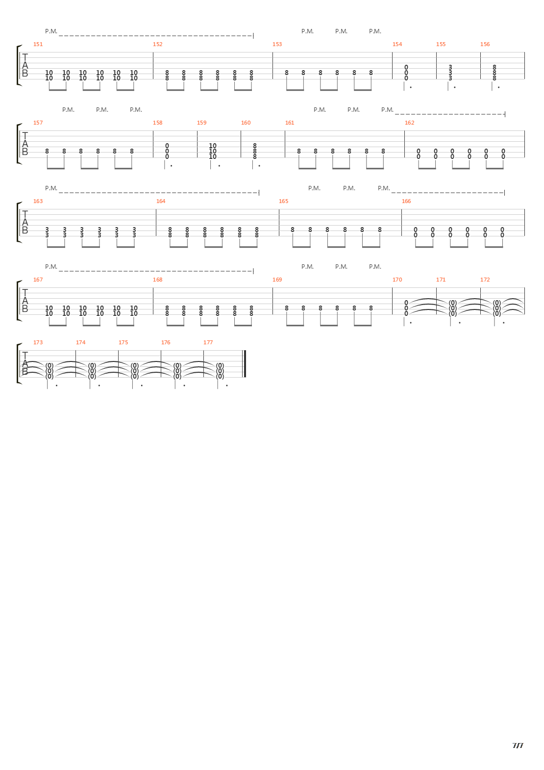 Daylight Dies吉他谱