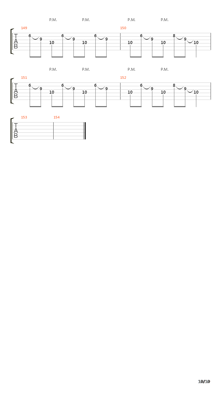 End Of Heartache吉他谱