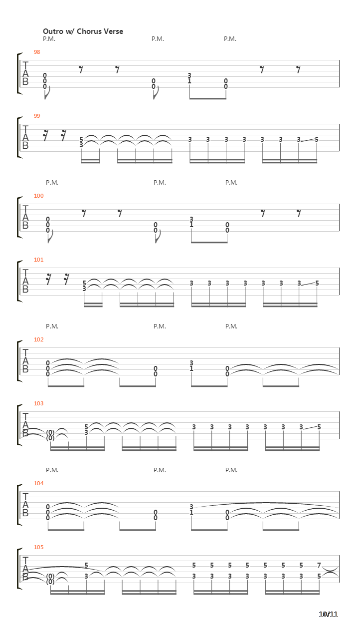 No End In Sight吉他谱