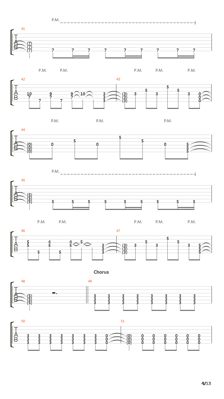 Starting Over吉他谱