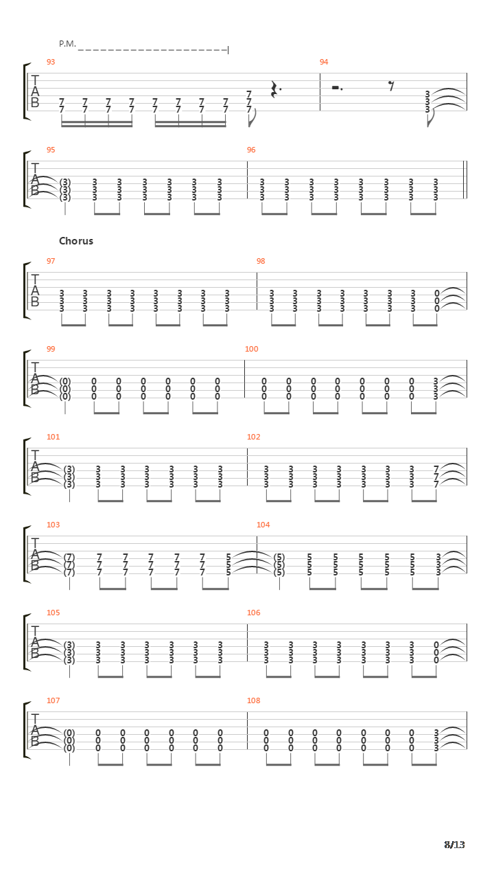 Starting Over吉他谱