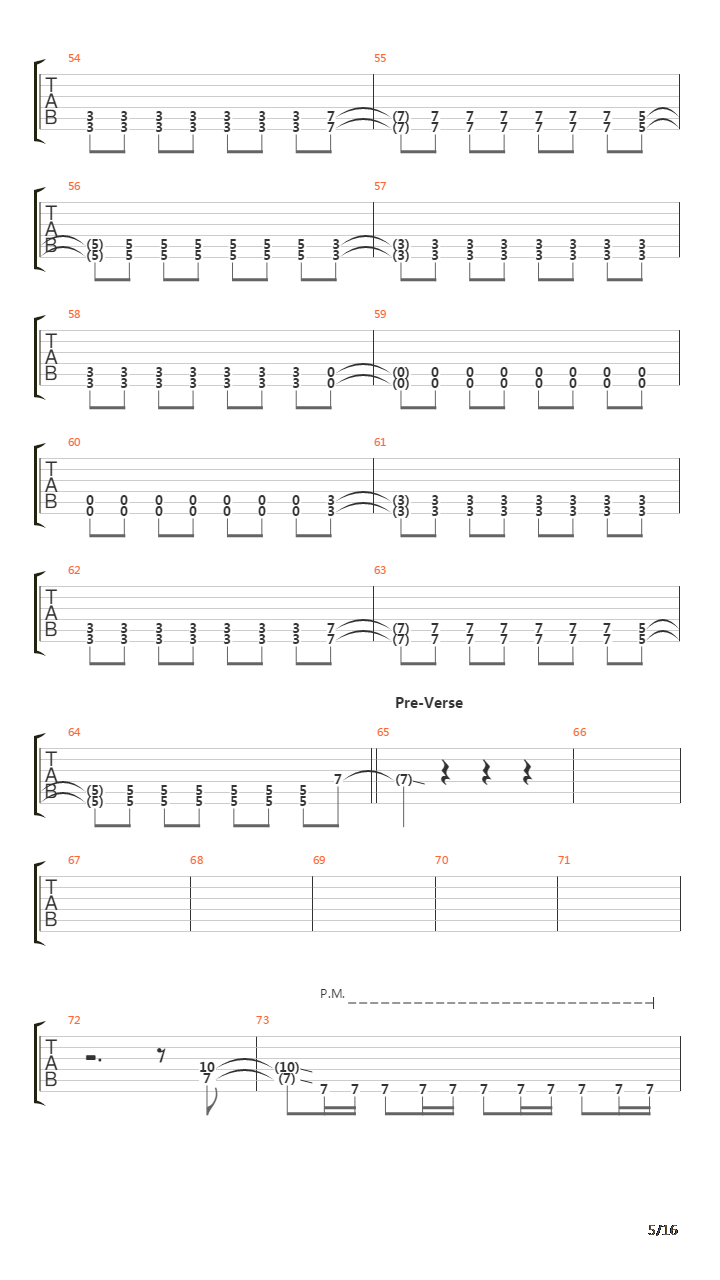 Starting Over吉他谱