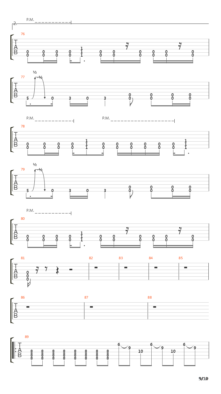 The End Of Heartache吉他谱