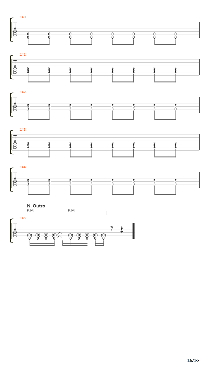 The End Of The Heartache吉他谱