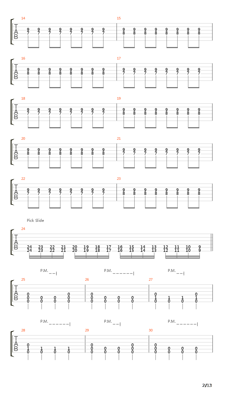 The Return吉他谱