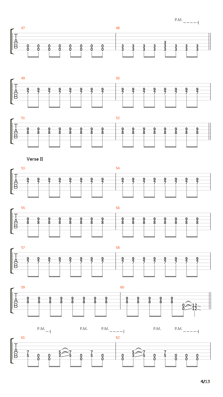 The Return吉他谱