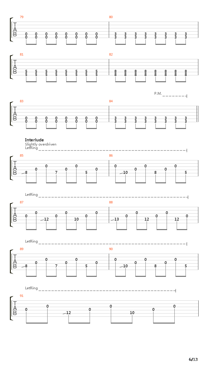 The Return吉他谱