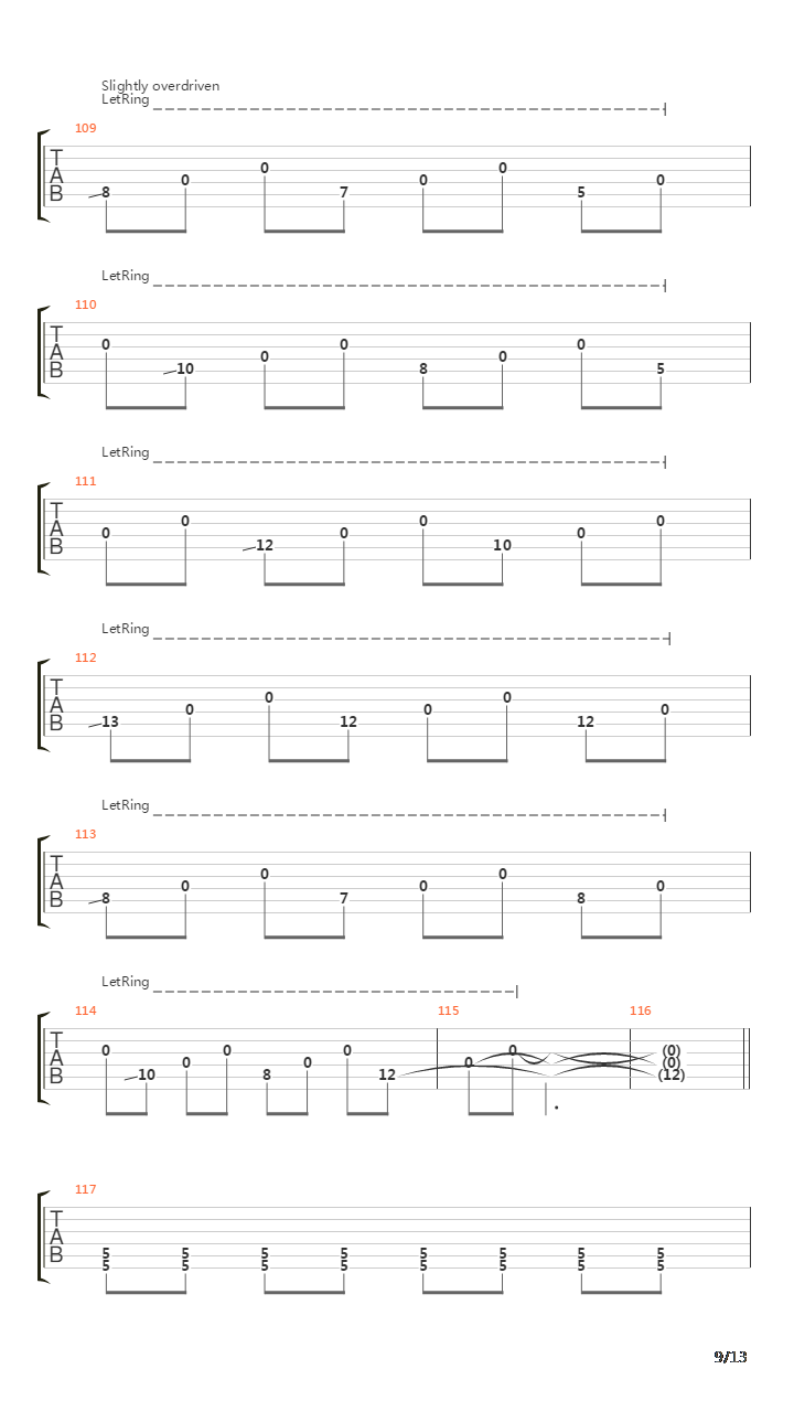 The Return吉他谱