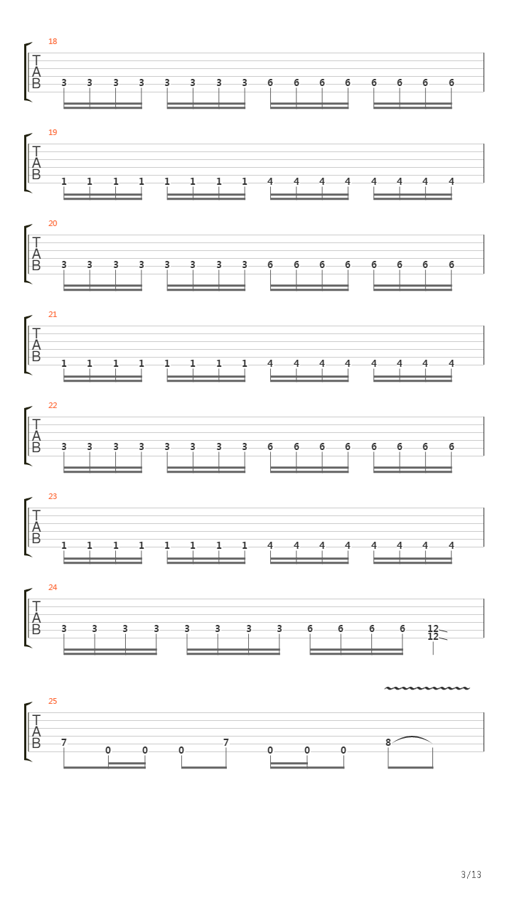 Vida Infra吉他谱