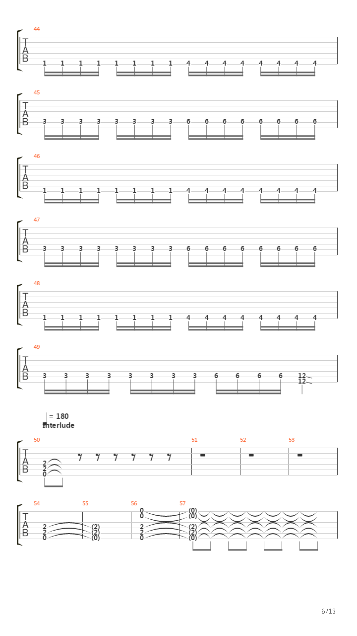 Vida Infra吉他谱