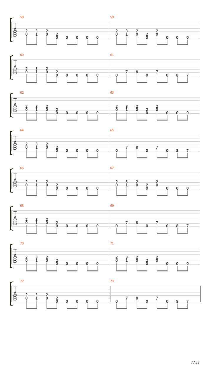 Vida Infra吉他谱