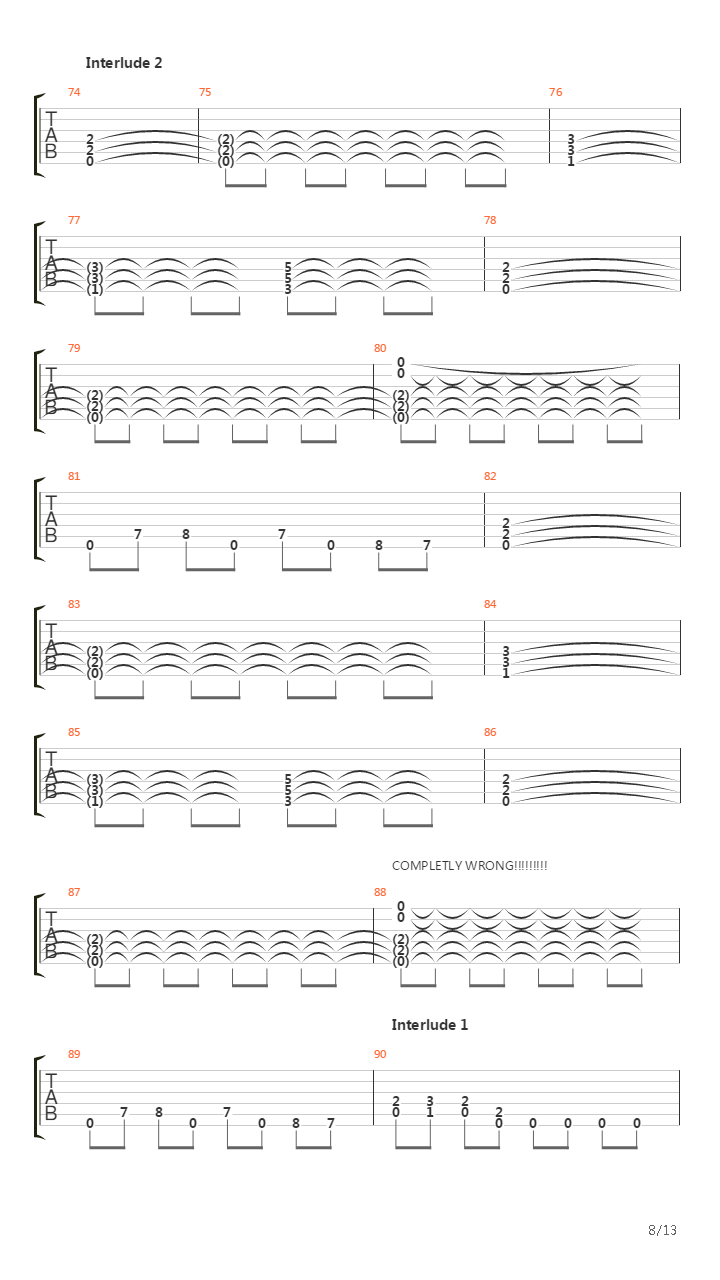 Vida Infra吉他谱