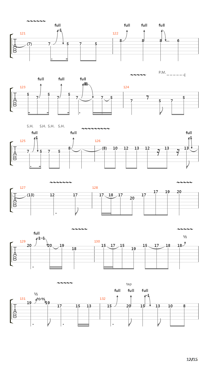 Point Of No Return吉他谱