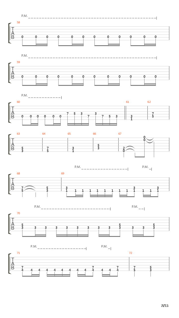 Point Of No Return吉他谱