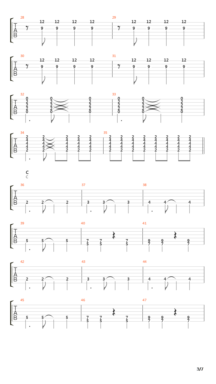 Cynical吉他谱