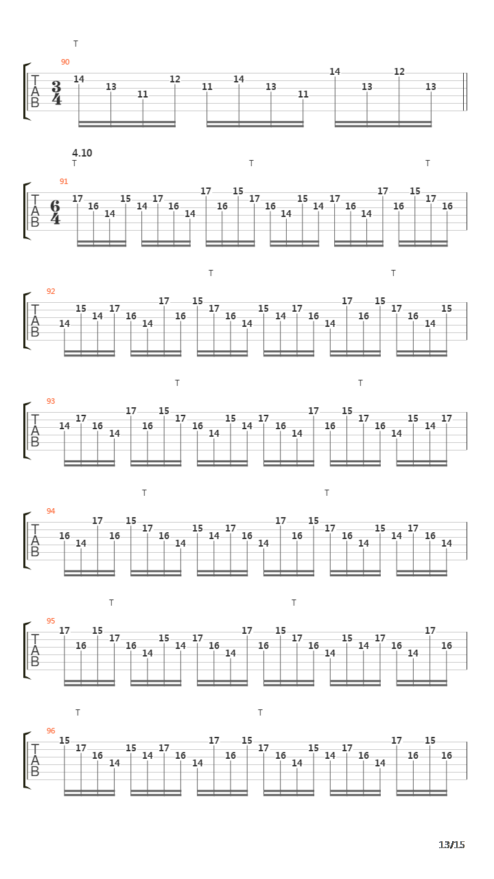 Discipline吉他谱