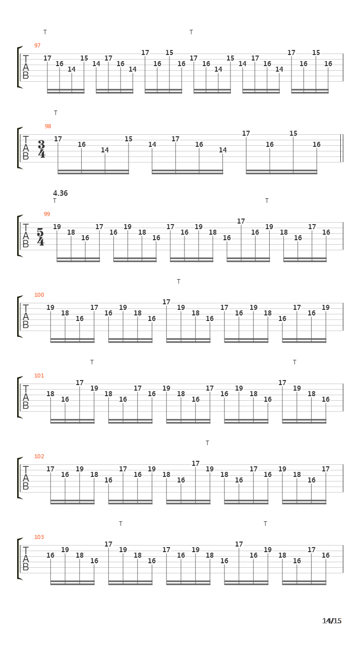 Discipline吉他谱