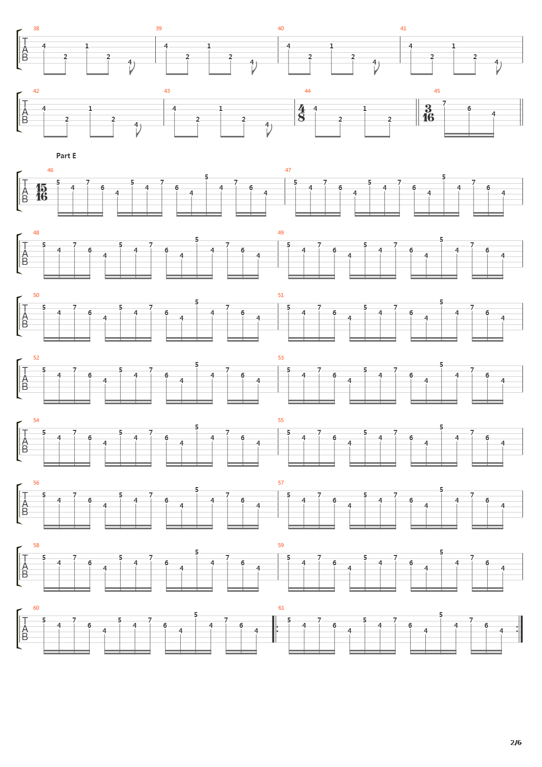 Discipline吉他谱