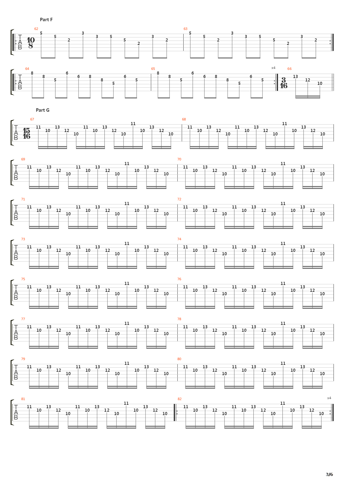 Discipline吉他谱