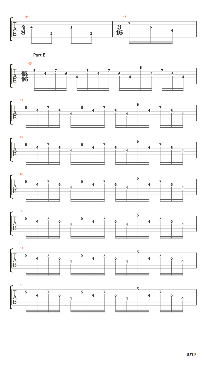 Discipline吉他谱