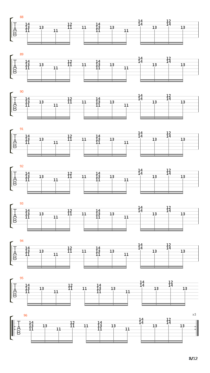 Discipline吉他谱