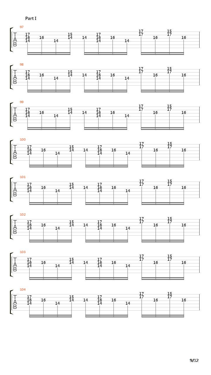 Discipline吉他谱