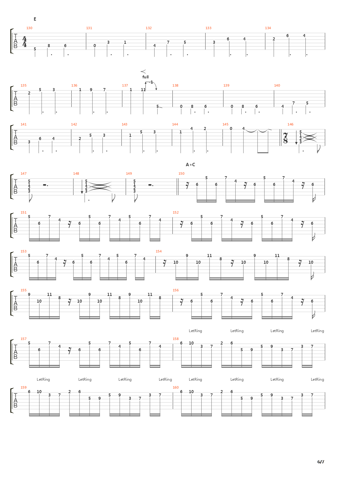 Elektrik吉他谱