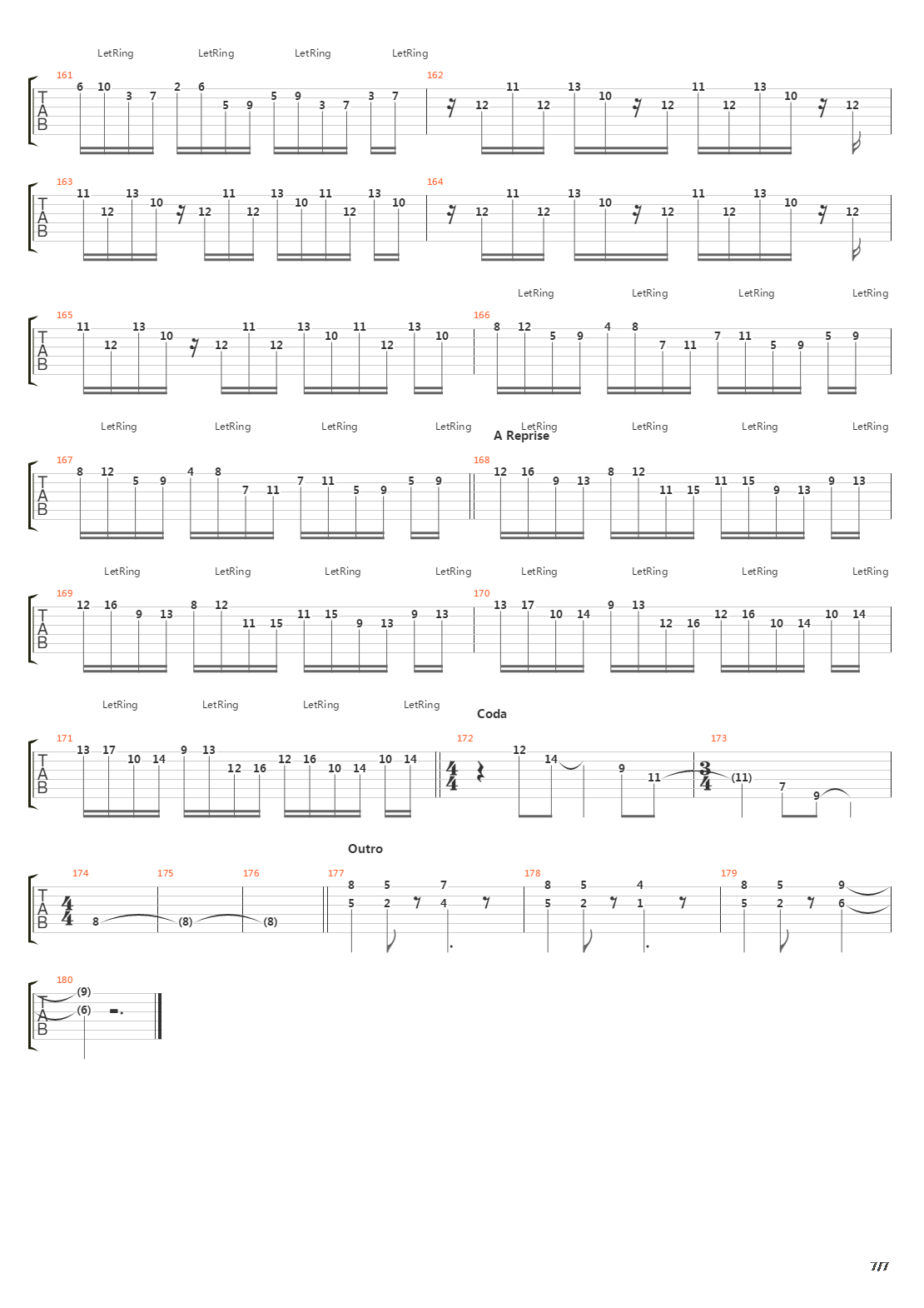 Elektrik吉他谱