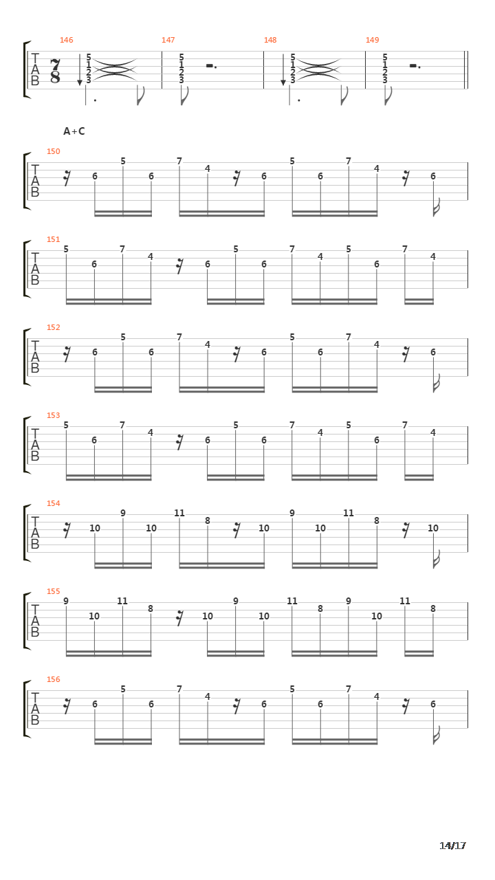 Elektrik吉他谱