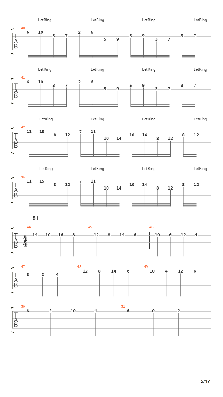 Elektrik吉他谱