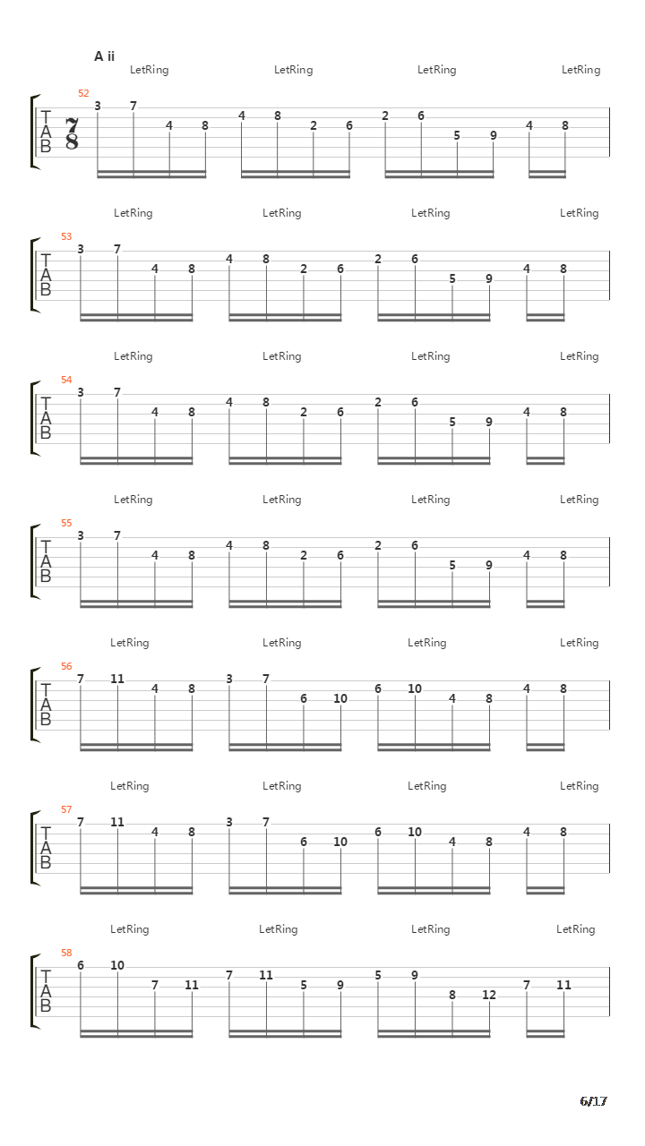 Elektrik吉他谱