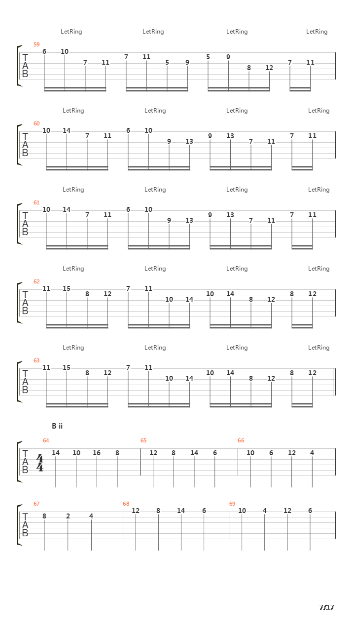 Elektrik吉他谱