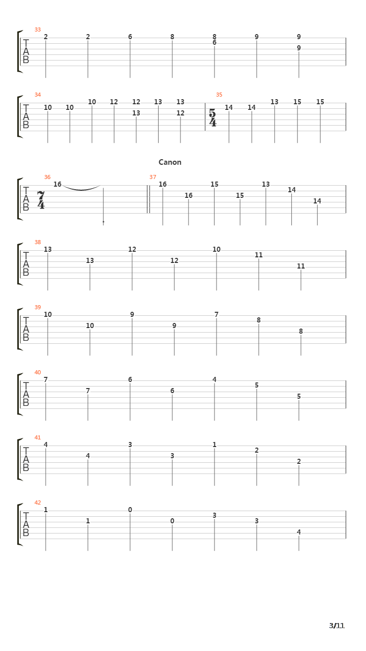 Level Five吉他谱